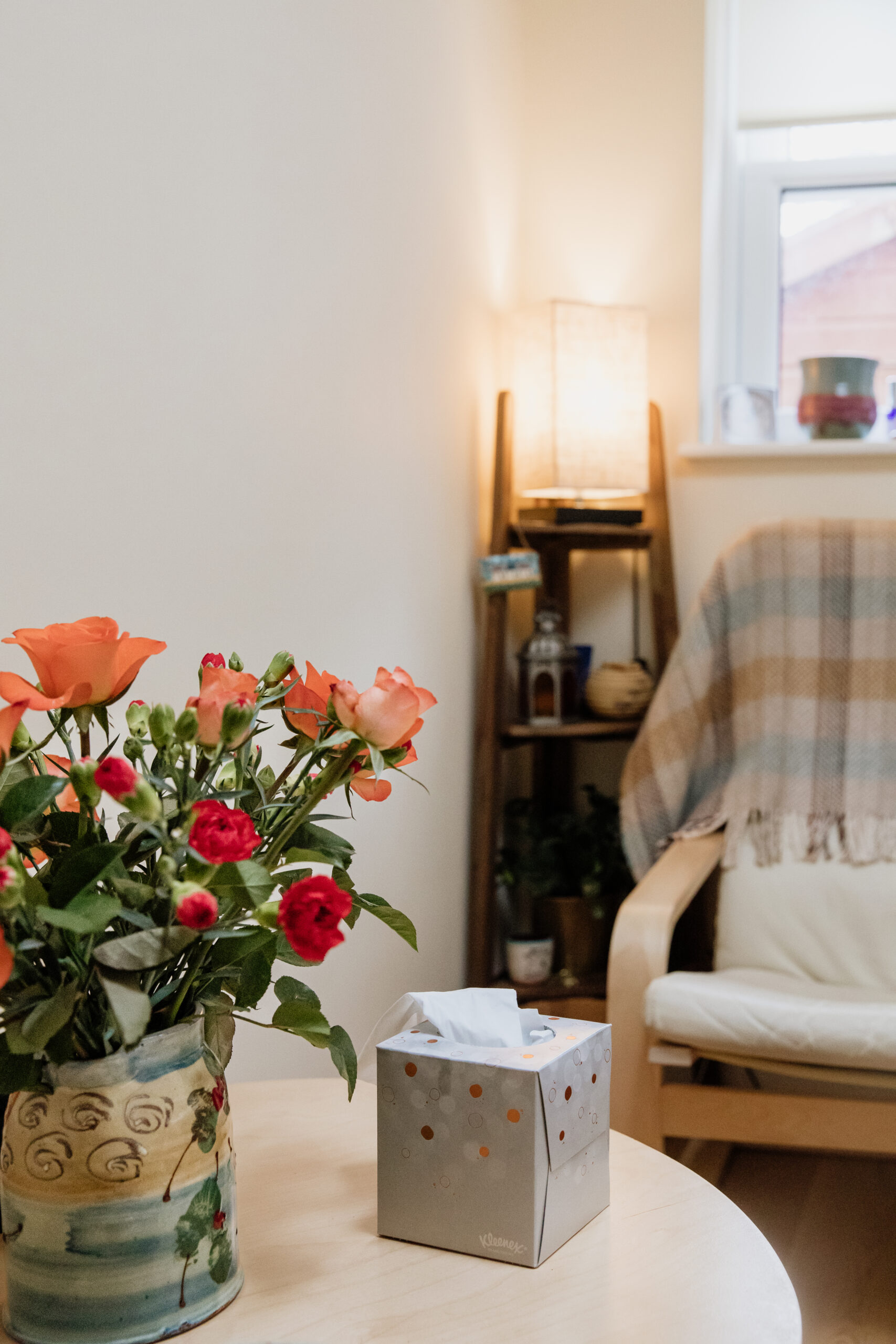 Therapy Session with Catrin Thorp (Photo of therapy room)